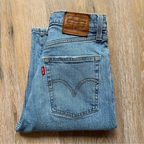 Levi's Jeans Ribcage Straight Ankle Tango Fade - Size 26 - Picture 5 of 16